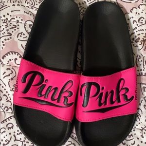 VS Pink mule flip flops